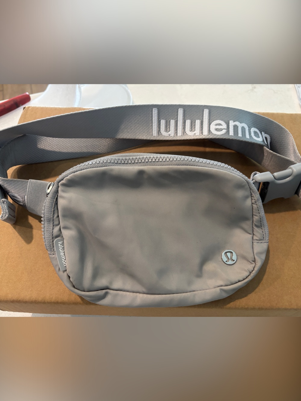 lululemon Gray Crossbody Sling Bag